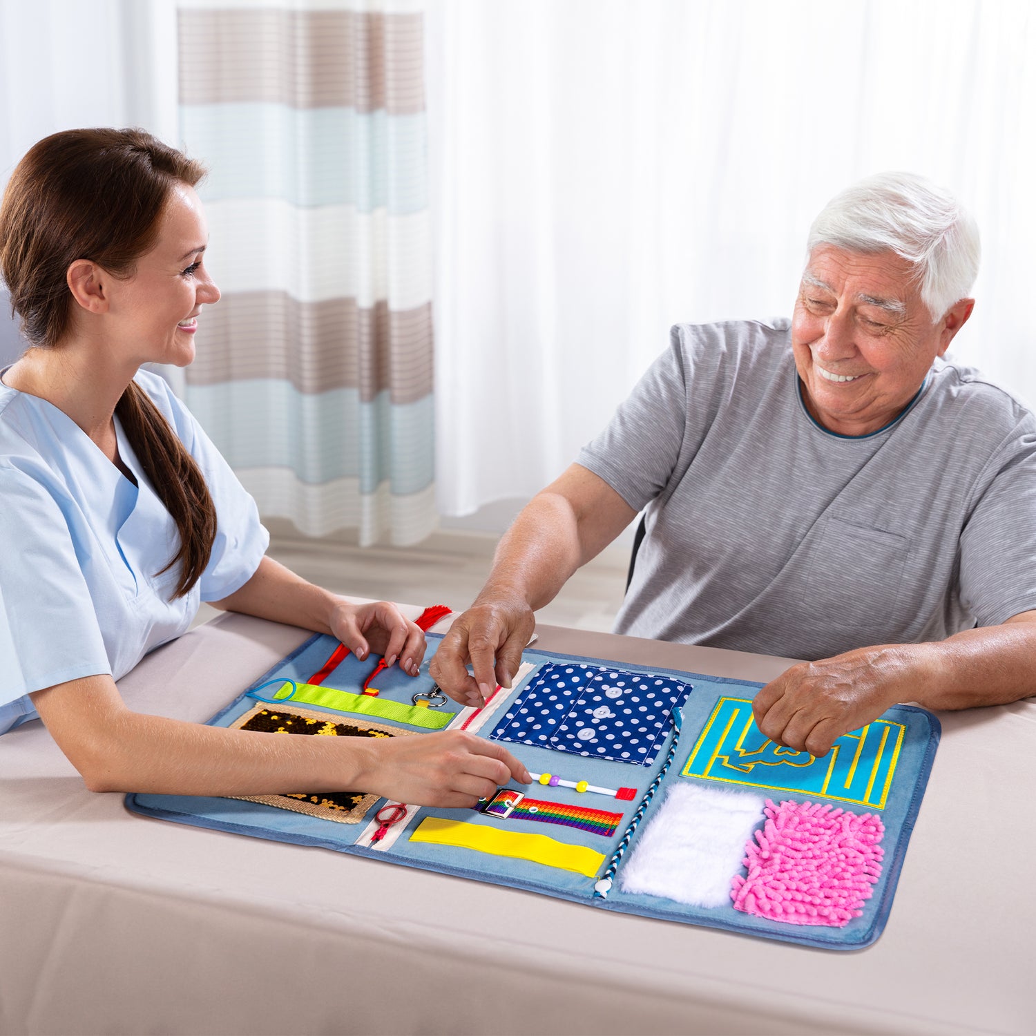 calming activity quilt for dementia patients
