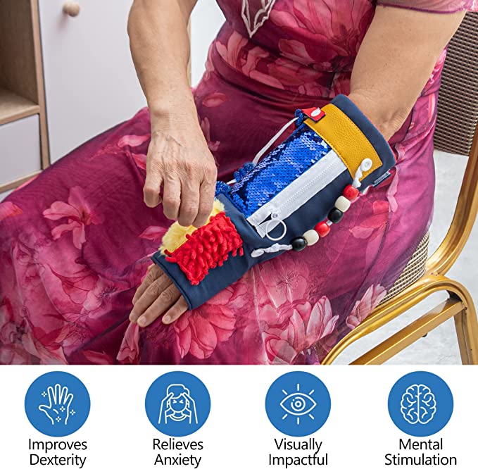 Fidget and Sensory Sleeve for Adults with Dementia & Alzheimer&