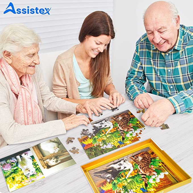 Dementia Puzzle 63 Large Pieces Jigsaw – Cats & Flowers