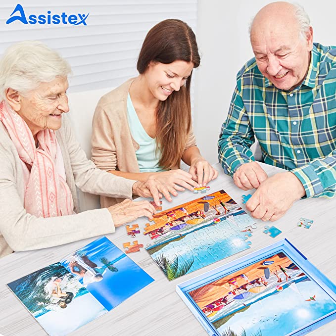 Dementia Puzzle 63 Large Pieces Jigsaw – Beach fun