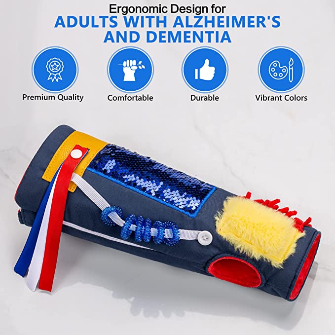Fidget and Sensory Sleeve for Adults with Dementia & Alzheimer&