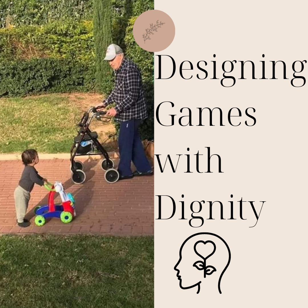 Tips for design your own games for seniors with Dementia