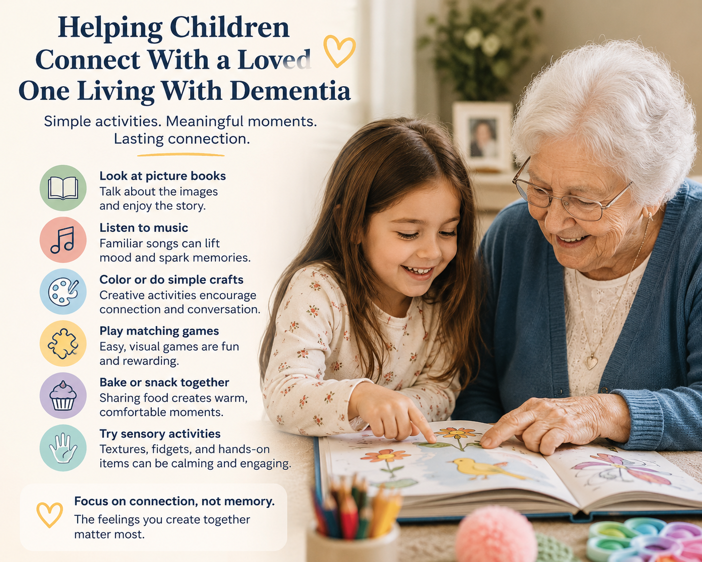 Best Activities for Children Visiting a Grandparent With Dementia
