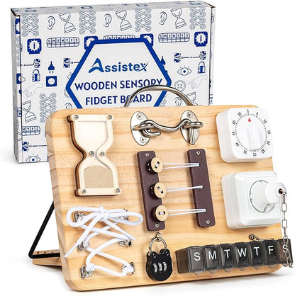 Assistex Fidget Memory Games for Seniors - Dementia Activities for Seniors - Memory Games for Adults with ADHD, Autism - Alzheimers Products and Sensory Activities for Adults with Dementia