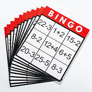 Assistex Large Text Bingo Games for Seniors – 11 Double Sided Board Games for Dementia Patients – Easy to Hold Alzheimer&