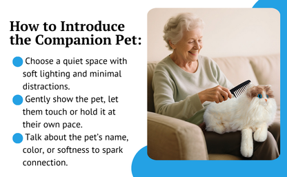 Assistex Therapy Cat Plush for Seniors with Dementia – Realistic Stuffed Animal Companion for Alzheimer’s, Memory Loss, Elderly Comfort – Soft, Calming, Lifelike Cat Toy