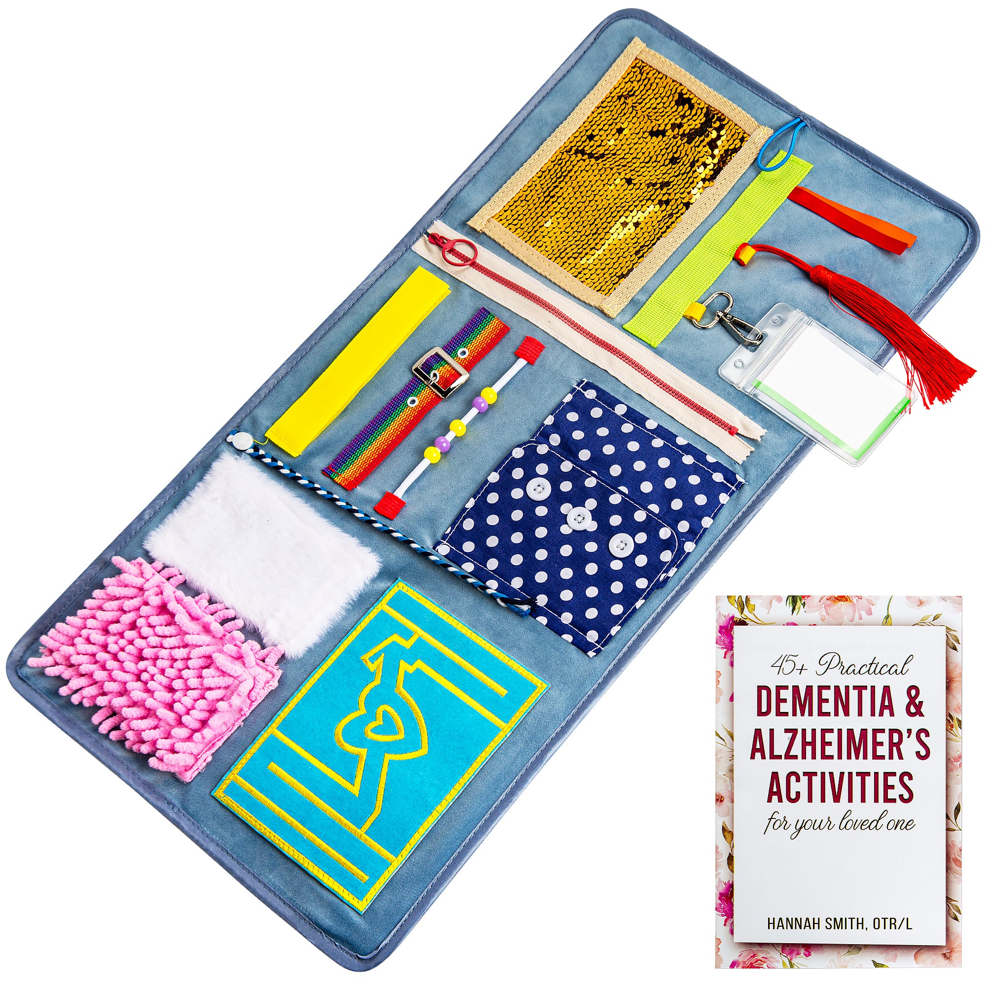 Fidget Blanket for Adults with Dementia &amp; Alzheimer&