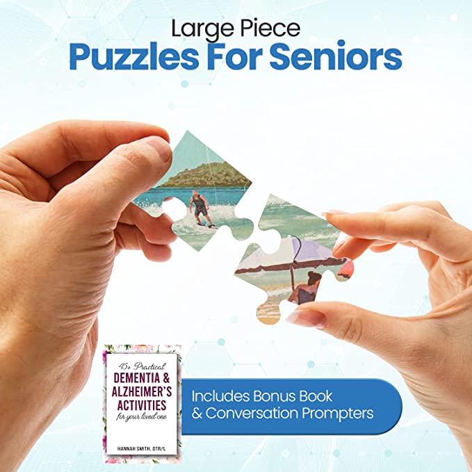 Dementia Puzzle 36 Large Pieces Jigsaw – Beach Fun