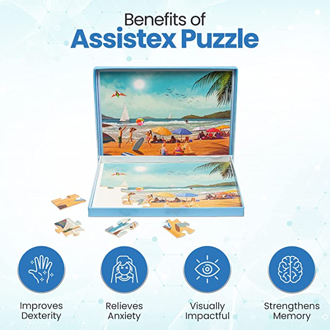 Dementia Puzzle 36 Large Pieces Jigsaw – Beach Fun