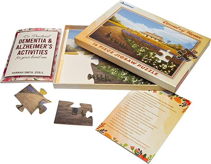 Dementia Puzzle 16 Large Pieces Jigsaw -- Country Home