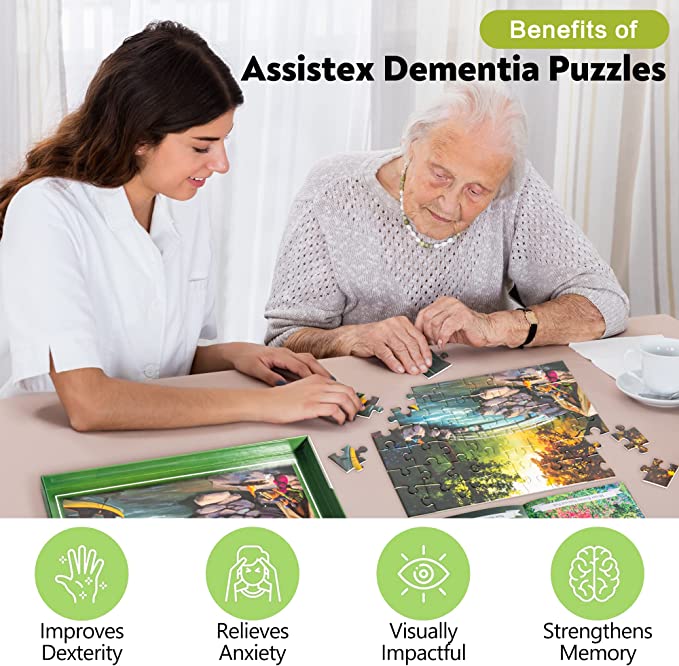 Dementia Puzzle 48 Large Pieces Jigsaw – Wilderness Camping