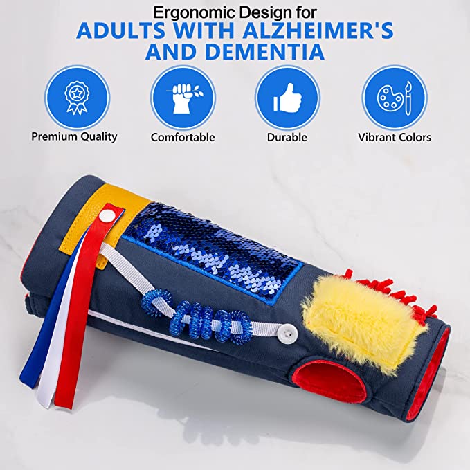 Fidget and Sensory Sleeve for Adults with Dementia