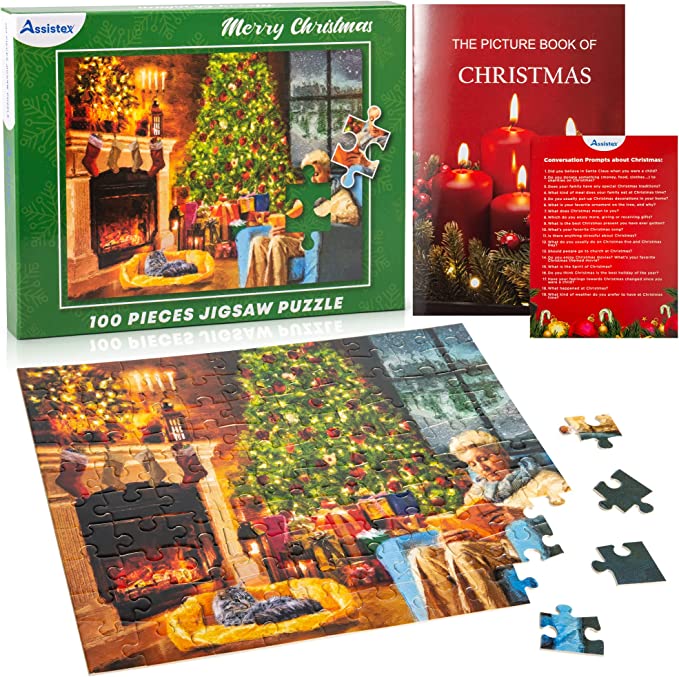 Dementia Puzzle 100 Large Pieces Jigsaw – Christmas