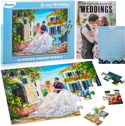 Dementia Puzzle 24 Large Pieces Jigsaw – Spring Wedding