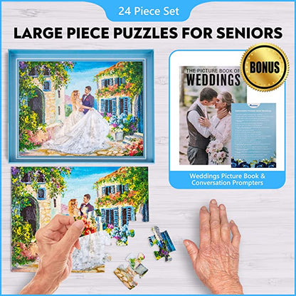 Dementia Puzzle 24 Large Pieces Jigsaw – Spring Wedding